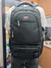 七匹狼双肩包男士背包2025新款大容量商务出差休闲旅行包户外登山包书包 大号60L黑色【可登机免托运 2-3天出行】 实拍图