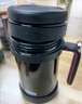 膳魔师（THERMOS） 保温杯泡茶杯男女办公杯带茶漏 TCMF不锈钢真空团购礼品水杯子 TCMF-501-BK黑色-不锈钢茶网 实拍图