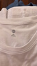 京东京造短袖T恤女10A抗菌夏季新款修身显瘦女装抑菌防汗 白色V领 XL 实拍图