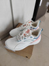 安踏女鞋2025冬季新款运动鞋女轻便跑步鞋防滑软底皮面保暖防水鞋子 【皮面防水冬季保暖推荐】白/樱花粉-10 39 (245mm)8 实拍图