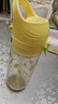 QWE吸管杯500ml金菊黄PPSU刻度杯大容量Y型耐咬硅胶吸嘴百搭款单手控 实拍图