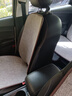 梦多福亚麻汽车坐垫四季通用座垫透气半包座椅套五座车三件套久坐神器 实拍图