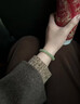 中国黄金和田玉手串女士手链玉手串玉石转运珠女款生日礼物女生送女友妈妈 和田玉手串-高冰晴6mm 实拍图