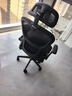 888滑轮椅子护腰久坐舒适家用电脑椅靠背电竞椅可躺办公室座椅 头枕+逍遥托+乳胶  黑框黑网 实拍图