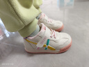 泰兰尼斯冬季学步鞋加绒保暖男宝宝鞋子女童婴儿鞋软底机能鞋白/粉24 实拍图