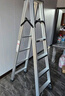 创硕 家用梯加厚铝合金人字梯折叠梯子工程梯 【七步梯黑】加强加固款 实拍图