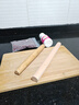 厨房做面包小工具实木擀面杖杆面棍饺子皮擀面棍小大号擀面压面棒 【升级款】28cm 无规格 实拍图