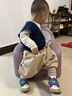 曼龙儿童沙发婴儿可爱卡通女孩男孩小沙发坐凳 太空舱座椅-皮皮小丑 实拍图