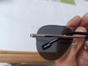 帕森（PARZIN）偏光太阳镜 男士经典蛤蟆镜双梁飞行员墨镜 开车驾驶眼镜 PZ8023 实拍图