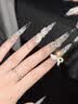 蔓笙莫比乌斯情侣戒指一对异地恋对戒可调节生日520圣诞节礼物送女友 男款 实拍图