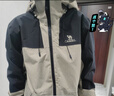 骆驼（CAMEL）三合一冲锋衣户外登山服防风防水保暖潮牌运动外套 A1W231117AX暖白/幻影黑男女同款 S 实拍图