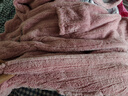 浪莎睡袍女珊瑚绒秋冬季长款睡衣加厚加绒法兰绒浴袍家居服粉色粉色XL 实拍图