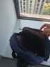 Edison高中生书包大容量初中大学生防泼水双肩包旅行背包K052-27G宝石蓝 实拍图