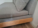 源氏木语 北欧实木沙发床小户型多功能折叠床客厅两用推拉床 橡木原木色（布艺雾灰普通垫） 1970*（820-1515）*220沙发床 实拍图