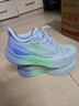 特步【2000公里三代】跑鞋男两千公里三代大魔王跑鞋耐磨透气跑步鞋女 云水蓝/毛月蓝/荧光浅青绿 40 实拍图