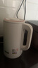 半球（PESKOE）电水壶食品级不锈钢自动断电防干烧电热水壶双层防烫热水壶烧水壶 2L 白色大容量（双层防烫） 实拍图