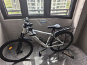 永久自行车成人山地车自行车学生男女铝合金变速公路自行车油碟单车 【铝架/全套密封轴承】蛟白色 24速 26寸【推荐155-185cm】 实拍图