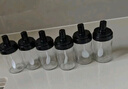 欣美雅（xinmeiya）调料盒调味瓶佐料盒厨房调味料罐盐罐子糖罐盐瓶油盐酱醋油壶套装 黑色300毫升6只装 实拍图