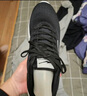 鸿星尔克跑步鞋秋季透气男鞋轻便网面通勤休闲跑鞋户外慢跑运动鞋子经典款 正黑/正白-2123【网面透气】 39 实拍图