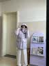波司登（BOSIDENG）冬季羽绒90绒鹅绒极寒羽绒服女士加厚连帽商场同款时尚百搭外套 【店长推荐】冰穹提花紫9ER2 XS 155/80A 体重约100斤以内 实拍图