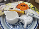 自赏中式茶盘盖巾茶杯茶具盖布电饭煲防尘方巾万能打印机小家电防尘罩 焕彩玫瑰绒布盖布 45*45cm【茶盘通用】 实拍图