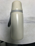 哈尔斯保温杯大容量316不锈钢水杯外出便携带盖泡茶水壶送男女生日礼物 白色【316L内胆+内附茶隔】650ml 实拍图