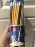 得力（deli）50支2B铅笔经典彩色抽条六角杆铅笔带橡皮头学生书写素描绘图铅笔33433-2B学生开学礼物 实拍图