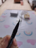 奇士美（kiss me）HERINE MAKE 花漾美姬零阻力极细眼线笔防水不晕染持久新手初学者 #01漆黑色（经典百搭） 实拍图