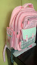 靓宝宝2025新款女孩双肩包三到六减负护脊背包一年级书包小学生儿童超轻 大号粉色(适合3-6年级) 小学 实拍图