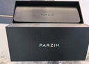 帕森（PARZIN）偏光太阳镜型男眼镜经典蛤蟆镜安全驾驶墨镜PZ8131A黑框黑灰片 实拍图