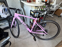 坎普（CAMP）RADON 公路车铝合金顺泰18变速单车圈刹运动赛车碳纤维前叉自行车 粉色 18速 460码 实拍图