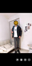 NASALIKE官方棉服男冬季保暖假两件连帽棉衣羽面包绒服男士防寒外套棉袄子 卡其色 XL （建议120-140斤） 实拍图