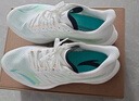 安踏马赫4代丨贝克勒同款跑步鞋男鞋训练鞋中考体考跑步鞋运动鞋减震 纸莎白/荧光晶绿242-6 43 (男) 实拍图