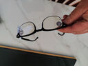 福视康老花镜男女折叠便携超轻进口中老年防蓝光阅读镜F1008黑色 +100度 实拍图
