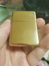 ZIPPO打火机之宝防风煤油 169盔甲黄铜 送长辈男女友收藏元旦送礼 实拍图