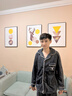 俞兆林（YUZHAOLIN）睡衣冬季男珊瑚绒26年新款男士高端家居服加厚加绒男款秋冬天套装 NSCJF-CK103烟灰白条 【不掉毛，不掉色，可机洗】 XL (175/96A) （建议125-150斤） 实拍图