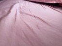 水星家纺床笠单件 100%纯棉长绒棉床笠宿舍隔脏床罩 全棉全包床笠加大加高 至简|粉 100支 -A类长绒棉贡缎 （适用1.8床） 180cm*200cm 实拍图