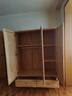 迷格衣柜实木衣柜全实木家具卧室多门可定制大衣柜 三门款高180*长130*深55清漆款 实拍图