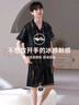 浪莎冰丝睡衣男士凉感夏季短袖短裤套装夏天大码外穿青少年家居服 实拍图