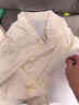 1号会员店【10A抗菌】A类一等品莱赛尔棉情侣睡衣男女家居服 女士-米黄  L 实拍图