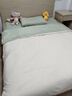 百丽丝水星家纺出品床单四件套纯棉100全棉磨毛被套2025新款床上三件套 雅绿米黄 2.0床单四件套-被套200*230 实拍图