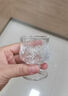 【京东物流】冰川纹玻璃杯时尚潮流ins风果汁杯酒杯水杯 浮雕玻璃酒杯 190ml1只 实拍图