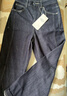 三彩【防褪色牛仔】2025秋季新款长裤牛仔裤直筒裤休闲百搭M 深海蓝 M 160/68A 160/68A 实拍图