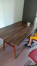 巨齐餐桌家用小户型轻奢简约现代桌子出租房用长方形饭桌餐饮商用桌椅 胡桃色(高性价比) 140cm 长 80cm宽 75cm高 单桌 实拍图