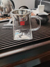 久堂加厚玻璃公道杯带茶漏一体套装茶海分茶器倒茶杯功夫茶具耐热高档 京也加厚大方形公道杯+卡网400ml 实拍图