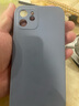 品胜 适用苹果12手机壳iphone12柔性液态保护套全包防摔12软壳直边手机壳 薰衣草灰 实拍图