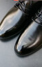 七匹狼男鞋冬季加绒高端皮鞋男士头层牛皮鞋男款正装鞋内增高男士婚鞋 黑色 四季款 42 码 实拍图