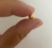 御邪转运珠纯金珠子999足金七夕节礼物金珠配珠手链送礼礼物女 3mm[光面]0.03g标准版 实拍图