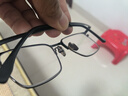 蔡司（ZEISS）镜片近视眼镜框可配度数男士防蓝光半框变色散光纯钛专业配眼镜架 122207 黑枪 单镜框（送0度防蓝光）支持试戴 实拍图