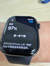 Apple/苹果 Watch Series 10 智能手表GPS款46毫米亮黑色铝金属表壳黑色运动型表带S/M MX263CH/B 实拍图